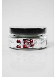 Массажная свеча «Спелая вишня» - 50 мл. - SGAN - купить с доставкой в Хабаровске