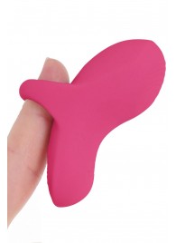 Розовый сенсорный вибромассажёр на палец Fuzu Sensa - Fuzu