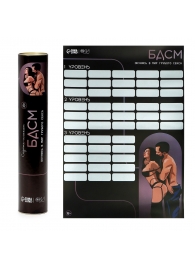 Плакат для двоих со скретч-слоем «БДСМ» - Сима-Ленд - купить с доставкой в Хабаровске