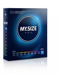 Презервативы MY.SIZE размер 72 - 3 шт. - My.Size - купить с доставкой в Хабаровске