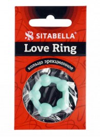 Цветное эрекционное кольцо с 5 бусинами Love Ring - Sitabella - в Хабаровске купить с доставкой