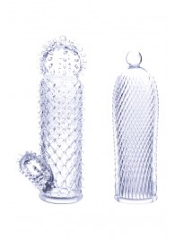 Набор из 2 прозрачных насадок на член Seductive Tickler Sleeves - NMC - в Хабаровске купить с доставкой