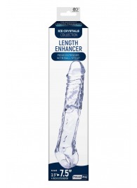 Прозрачная насадка-удлинитель Length Enhancer с подхватом - 22,3 см. - NMC - в Хабаровске купить с доставкой