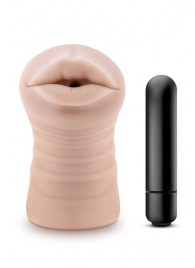 Телесный мастурбатор-ротик Nicole Vibrating Masturbator - Blush Novelties - в Хабаровске купить с доставкой