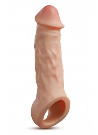 Телесная насадка-удлинитель Intrepid 9.25 Inch Realistic Penis Extender Sleeve - 23,5 см. - Blush Novelties - в Хабаровске купить с доставкой