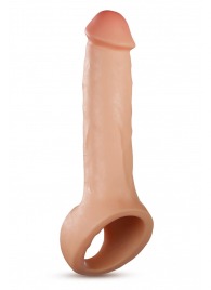 Телесная насадка-удлинитель Thrive 8.75 Inch Realistic Penis Extender Sleeve - 22,2 см. - Blush Novelties - в Хабаровске купить с доставкой