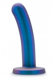 Синяя насадка с гладкой поверхностью Surrender 5.75 Inch Intermediate Pegging Dildo - 14,6 см. - Blush Novelties - купить с доставкой в Хабаровске