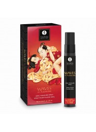 Оральный спрей Waves of Pleasure с ароматом клубники и шампанского - 20 мл. - Shunga - купить с доставкой в Хабаровске