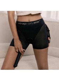 Трусики-шорты для фиксации насадок Strap-on-me Harness Lingerie Halo - size L - Strap-on-me - купить с доставкой в Хабаровске