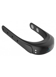 Черное эрекционное виброкольцо на ремешках - Boys of Toys - в Хабаровске купить с доставкой