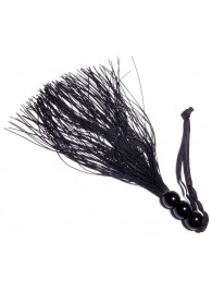 Черная силиконовая плетка - 25,4 см. - Boys of Toys - купить с доставкой в Хабаровске