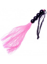 Розовая силиконовая плеть - 35,5 см. - Boys of Toys - купить с доставкой в Хабаровске