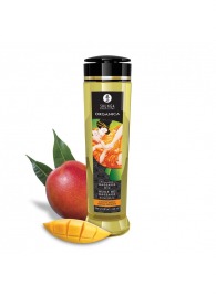 Массажное масло для тела Luscious Mango с ароматом манго - 240 мл. - Shunga - купить с доставкой в Хабаровске