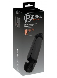 Черный вибромастурбатор с трехточечной стимуляцией Penis Trainer with 3 Point Stimulation - Orion - в Хабаровске купить с доставкой