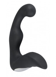 Черный перезаряжаемый стимулятор простаты с вибрацией - 14,6 см. - Orion - в Хабаровске купить с доставкой