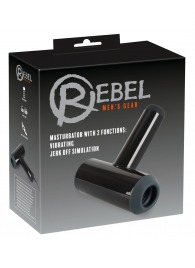 Черный мастурбатор с удобной ручкой Masturbator with 2 Functions - Orion - в Хабаровске купить с доставкой