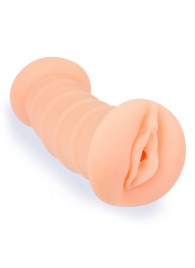 Телесный двусторонний мастурбатор с вибропулей и эрекционными кольцами в комплекте - Sexy Girl - в Хабаровске купить с доставкой