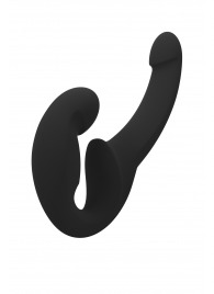 Черный безремневой страпон Share Lite - Fun Factory - купить с доставкой в Хабаровске