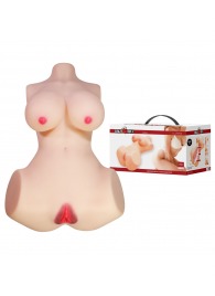 Мастурбатор-торс Aveline с 2 любовными тоннелями - Baile - в Хабаровске купить с доставкой