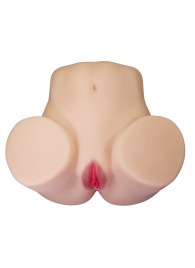 Телесный мастурбатор Julia с 2 любовными каналами - Baile - в Хабаровске купить с доставкой