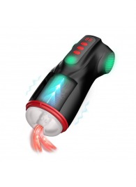 Интерактивный мастурбатор Raven с вакуумом, вибрацией и подсветкой - Shots Media BV - в Хабаровске купить с доставкой