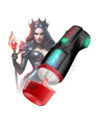 Интерактивный мастурбатор Raven с вакуумом, вибрацией и подсветкой - Shots Media BV - в Хабаровске купить с доставкой