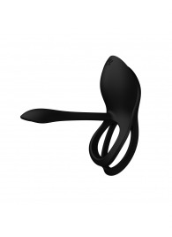 Черное эрекционное виброкольцо Bayek с пультом ДУ - Zalo - в Хабаровске купить с доставкой