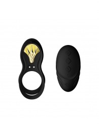 Черное эрекционное виброкольцо Bayek с пультом ДУ - Zalo - в Хабаровске купить с доставкой