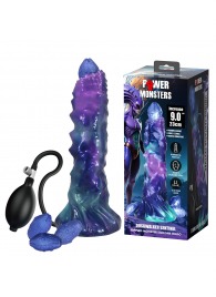 Фиолетовый яйцеродящий фаллоимитатор Duskwalker Sentinal на присоске - 22,4 см. - Baile - купить с доставкой в Хабаровске