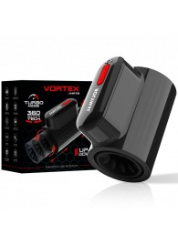 Черный автоматический мастурбатор с режимами поступательных движений и ротации - JAMYJOB - в Хабаровске купить с доставкой