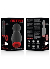 Черно-красный мастурбатор с вибрацией и всасыванием - JAMYJOB - в Хабаровске купить с доставкой