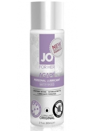 Лубрикант на водной основе для женщин JO AGAPE LUBRICANT ORIGINAL - 60 мл. - System JO - купить с доставкой в Хабаровске