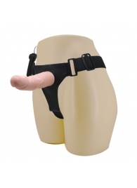Реалистичный страпон-фаллоимитатор на трусиках Ultra Passionate Harness - 15 см. - Baile - купить с доставкой в Хабаровске