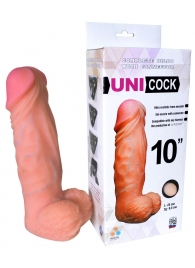 Фаллическая насадка Харнесс UNICOCK 10  - 25 см. - LOVETOY (А-Полимер) - купить с доставкой в Хабаровске