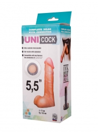 Фаллическая насадка Харнесс UNICOCK 5,5  - 17 см. - LOVETOY (А-Полимер) - купить с доставкой в Хабаровске