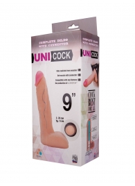 Фаллическая насадка Харнесс UNICOCK 9  - 24 см. - LOVETOY (А-Полимер) - купить с доставкой в Хабаровске