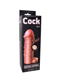 Фаллоудлинитель с кольцом COCK size L - 16,5 см. - LOVETOY (А-Полимер) - в Хабаровске купить с доставкой