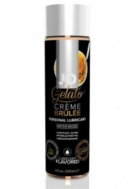 Лубрикант с ароматом крем-брюле JO GELATO CREME BRULEE - 120 мл. - System JO - купить с доставкой в Хабаровске