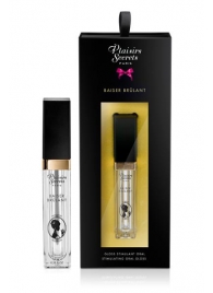 Стимулирующий блеск для губ Baiser Brulant Gloss Plaisirs Secrets - 7 мл. - Plaisir Secret - купить с доставкой в Хабаровске