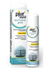 Нейтральный лубрикант на водной основе pjur MED Natural glide - 100 мл. - Pjur - купить с доставкой в Хабаровске