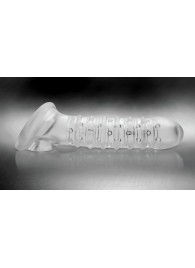 Утолщающая ребристая насадка на пенис - Доминирующее кольцо - в Хабаровске купить с доставкой