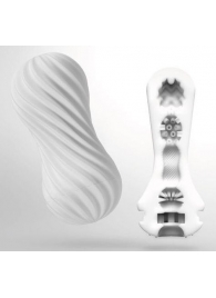 Мастурбатор FLEX Silky White с мягким рельефом - Tenga - в Хабаровске купить с доставкой