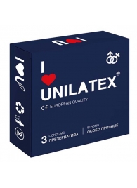 Ультрапрочные презервативы Unilatex Extra Strong - 3 шт. - Unilatex - купить с доставкой в Хабаровске