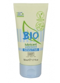 Органический лубрикант для чувствительной кожи Bio Sensitive - 50 мл. - HOT - купить с доставкой в Хабаровске