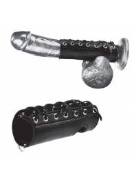Сбруя на член на шнуровке 5  Cock Sheath - BlueLine - купить с доставкой в Хабаровске