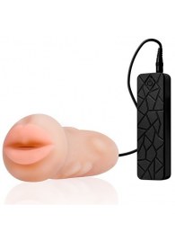 Мастурбатор-ротик с вибрацией REALSTUFF VIBRATING MASTURBATOR MOUTH - Dream Toys - в Хабаровске купить с доставкой