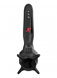Чёрный вибростимулятор для головки члена с эффектом всасывания Vibrating Roto-Sucker - Pipedream - в Хабаровске купить с доставкой