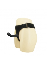 Страпон с изогнутой головкой Ultra Harness Curvy Dildo - 15,8 см. - Baile - купить с доставкой в Хабаровске