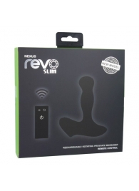 Чёрный перезаряжаемый массажёр предстательной железы NEXUS Revo Slim - Nexus Range - в Хабаровске купить с доставкой