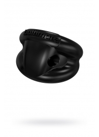 Чёрное эрекционное виброкольцо Strength - Bathmate - в Хабаровске купить с доставкой